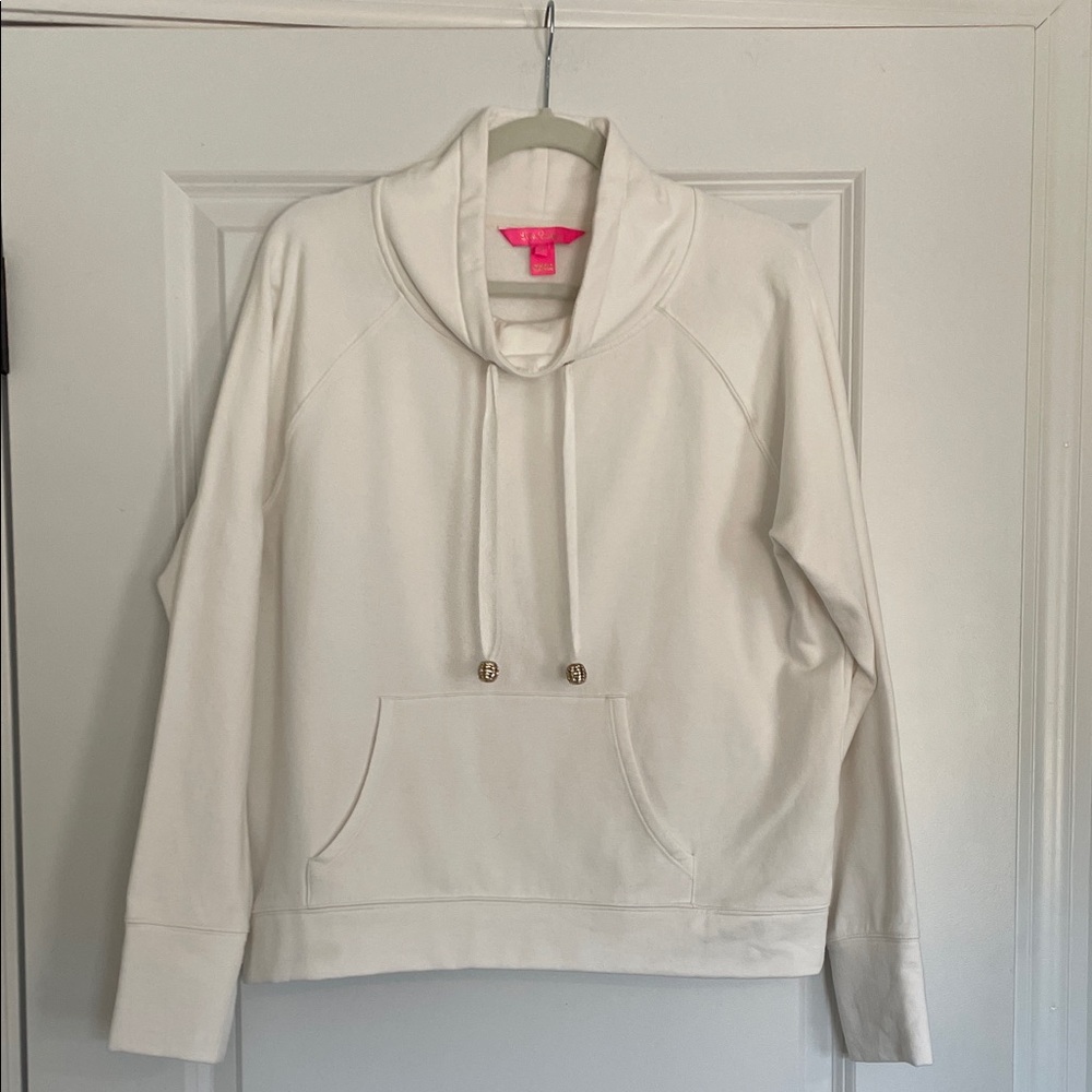 Lill Pulitzer Women's White Hoodie
